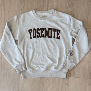 Yosemite Cream Crewneck Sweater